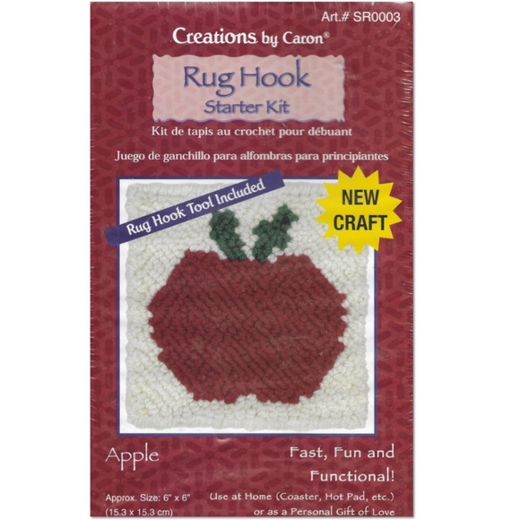 Creations By Caron "Apple" Rug Hook Starter Kit - Picture 1 of 2